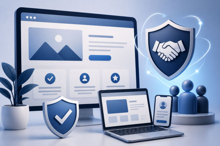 Modern Website Design Builds Customer Trust