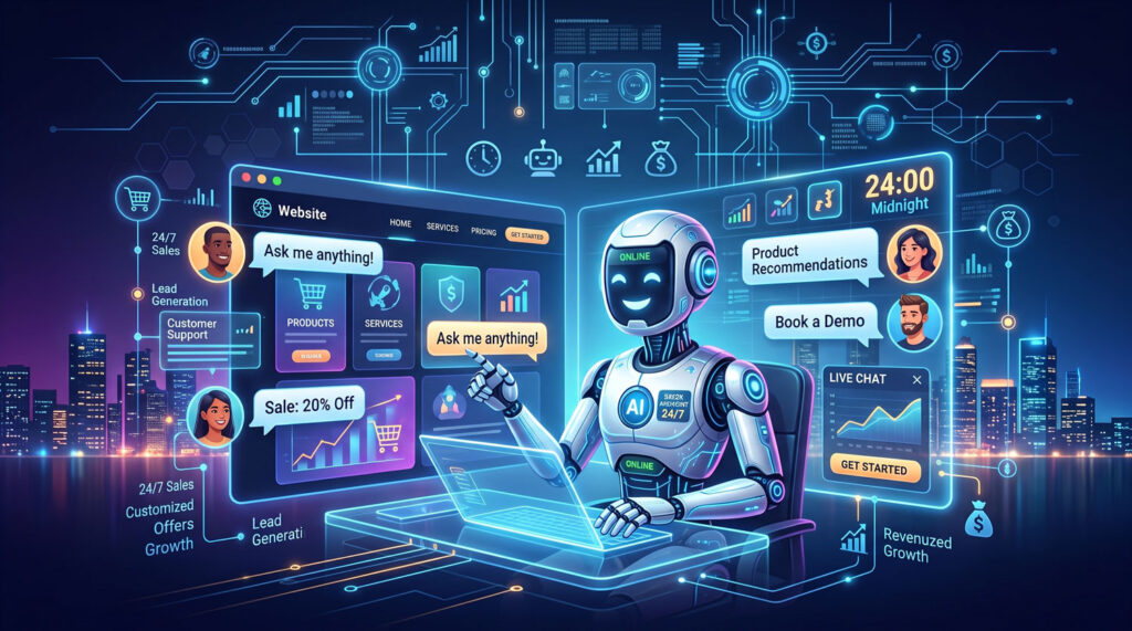 How AI Can Turn Your Website Into a 24/7 Sales Assistant